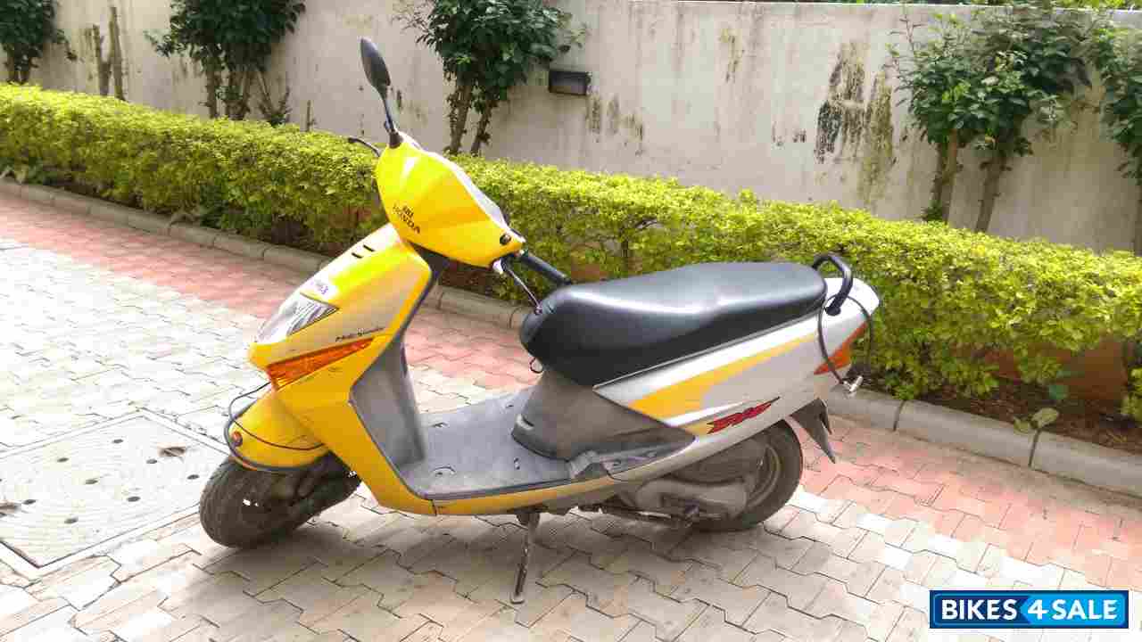 Yellow Honda Dio