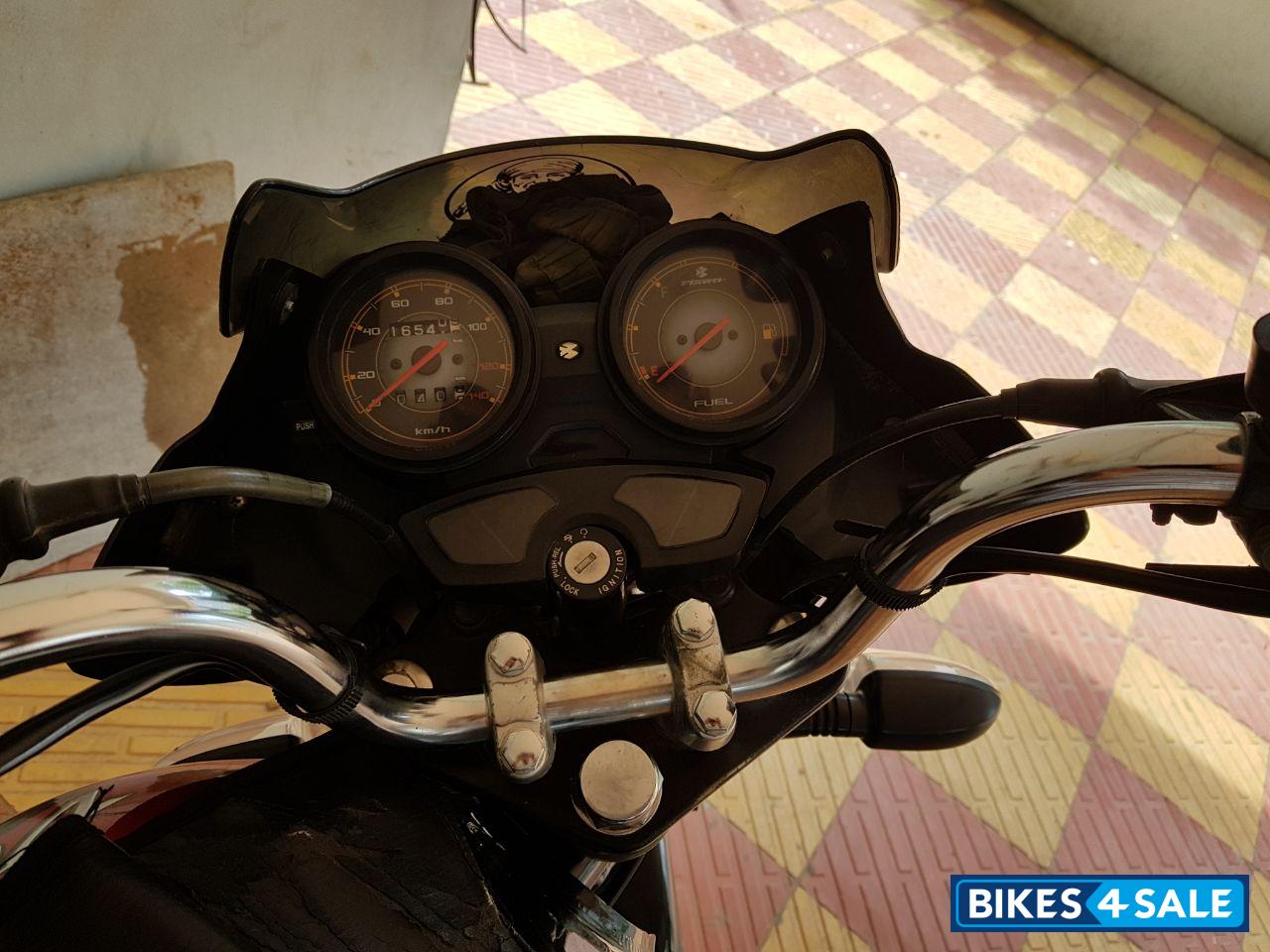 Black Red Bajaj Discover 125