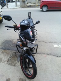 Black Red Honda CB Shine