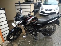 Black Bajaj Discover 150 S