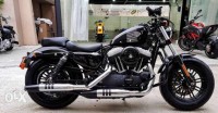 Black Harley Davidson XL 1200X Forty-Eight