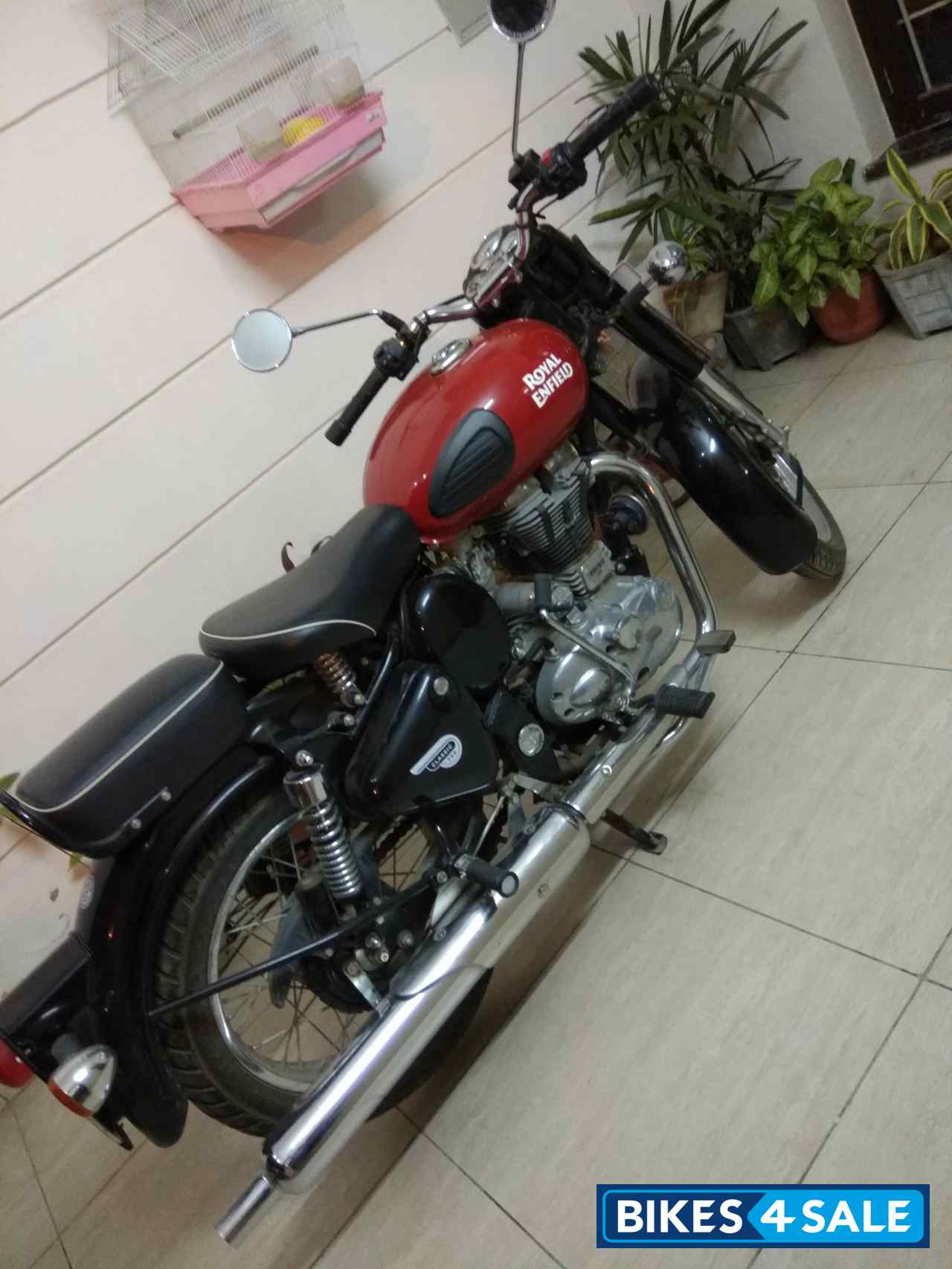 Red And Black Royal Enfield Classic 350