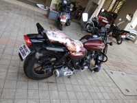 Maroon Bajaj Avenger Street 150