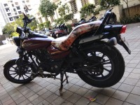 Maroon Bajaj Avenger Street 150