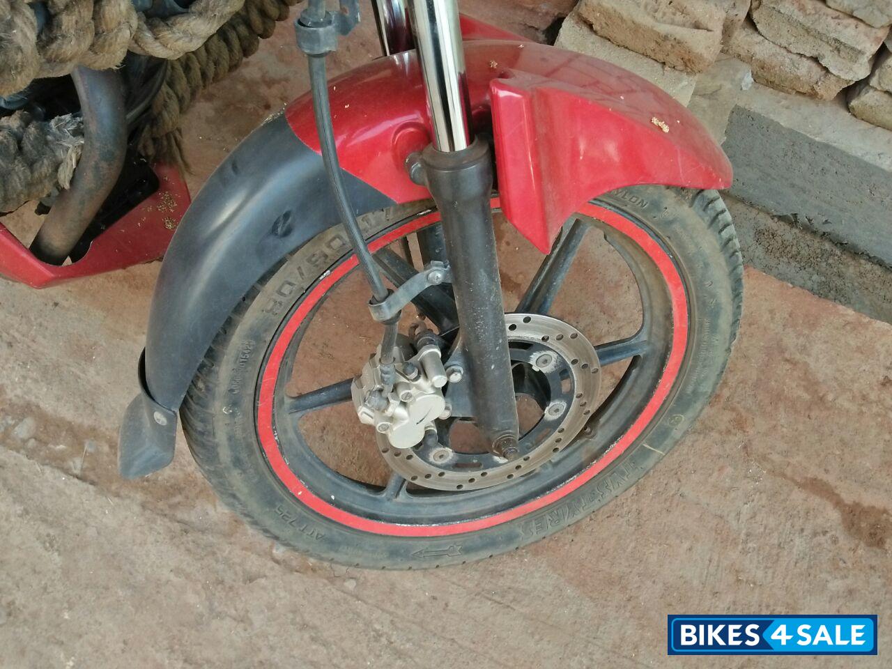 Red And Black TVS Flame SR125