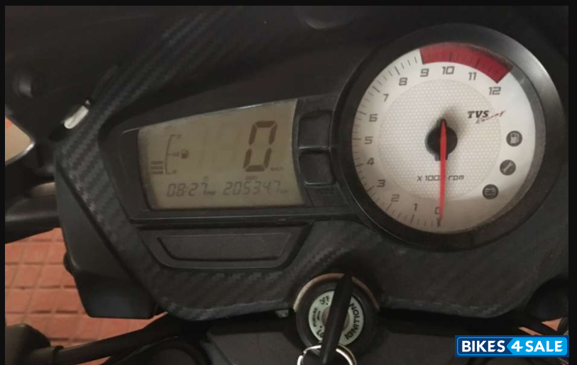 Gray TVS Apache RTR 160