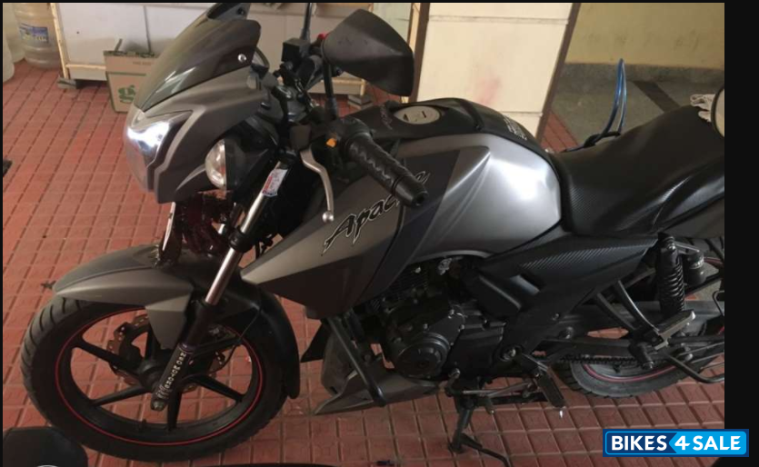 Gray TVS Apache RTR 160