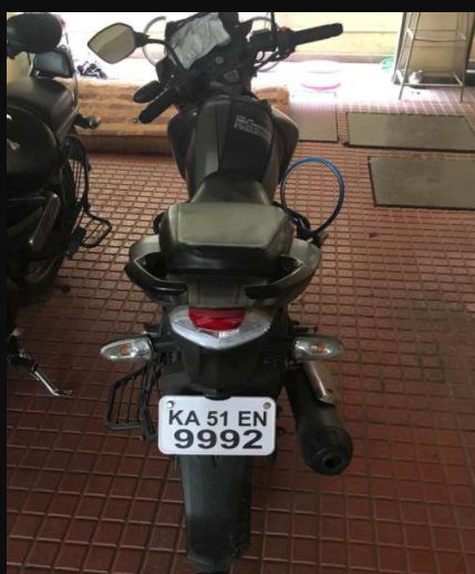 Gray TVS Apache RTR 160