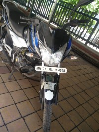 Blue Bajaj Discover 125 ST