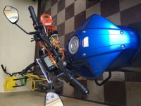 Blue Suzuki Gixxer 150