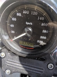 Candy Blue Harley Davidson XL 883L Sportster