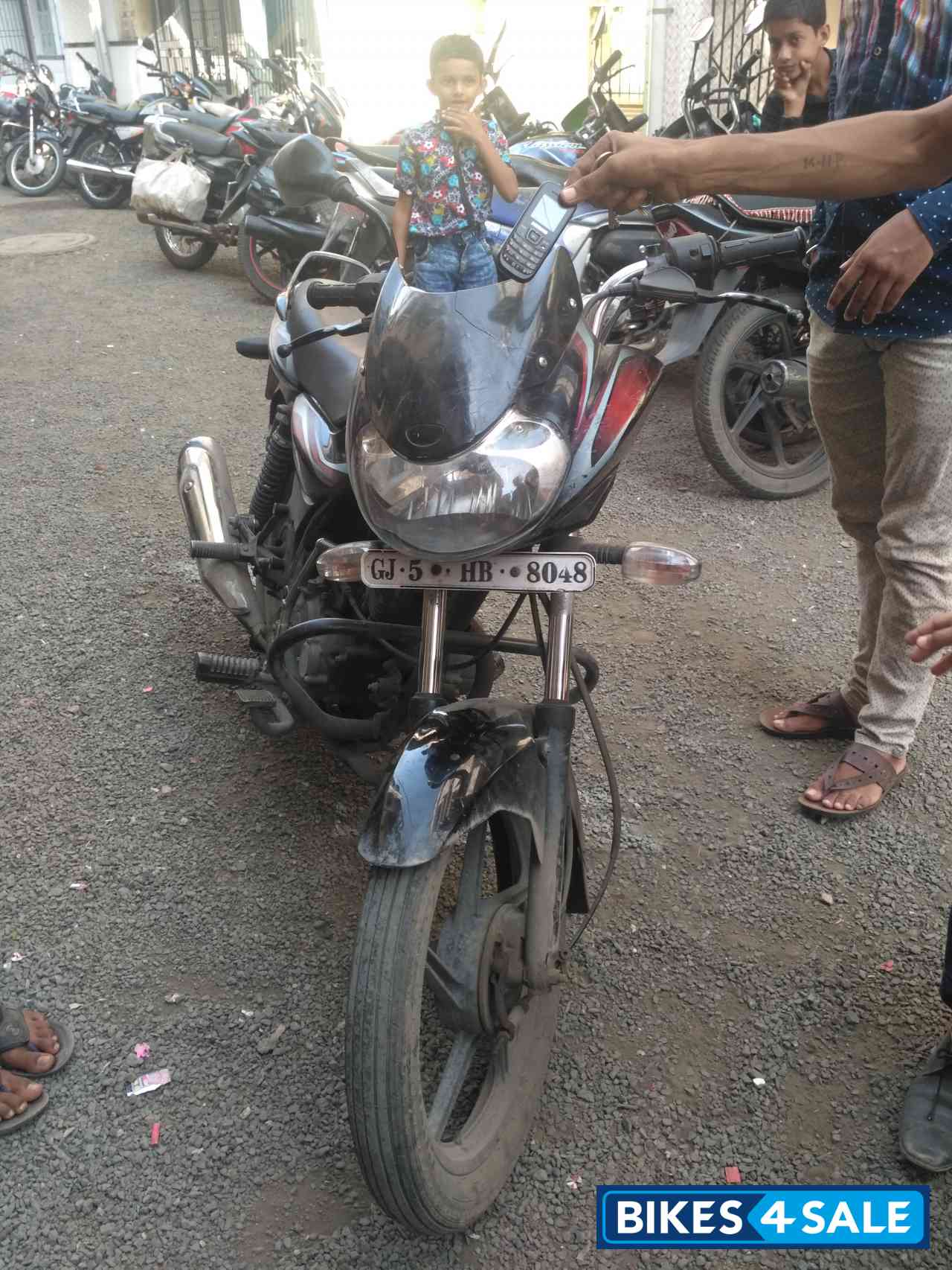 Red & Black Bajaj Discover 100