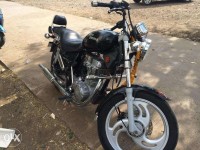 Balck Royal Enfield Thunderbird