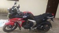Red And Black Yamaha Fazer FI V2
