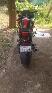 Red And Black Yamaha Fazer FI V2