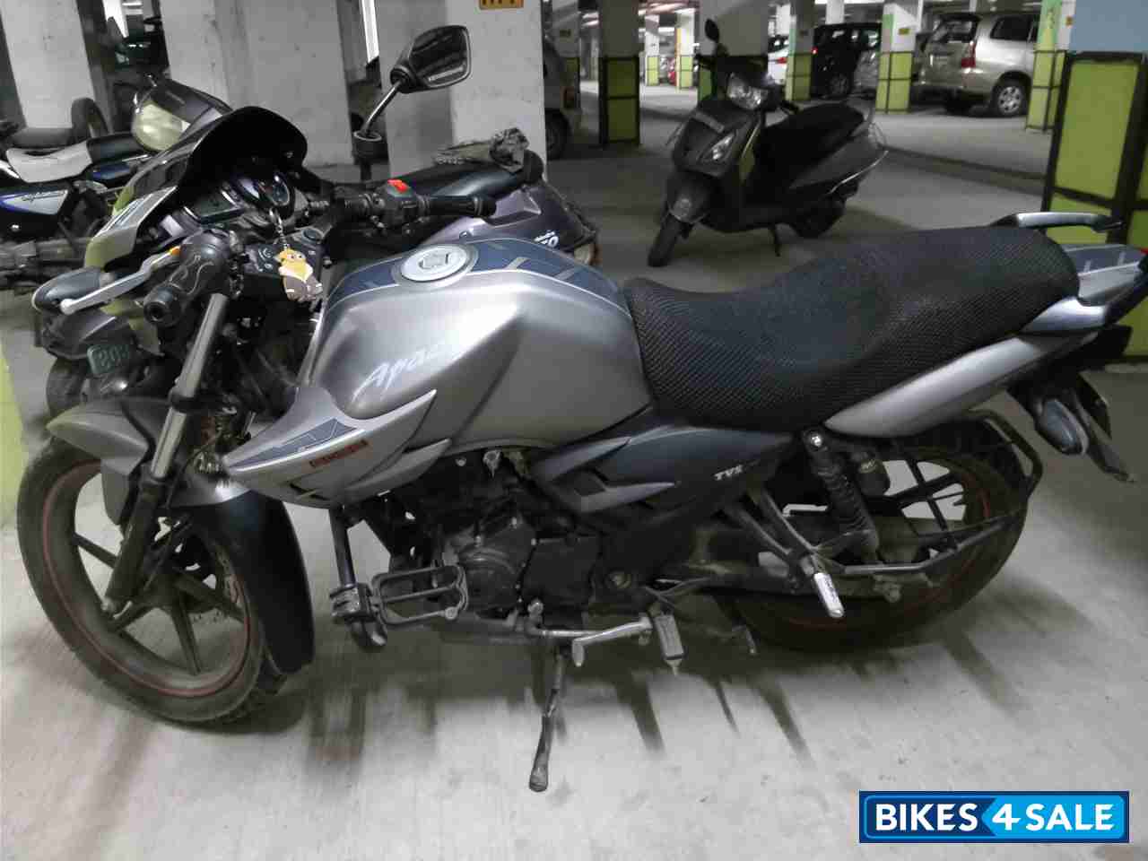 Grey TVS Apache RTR 160