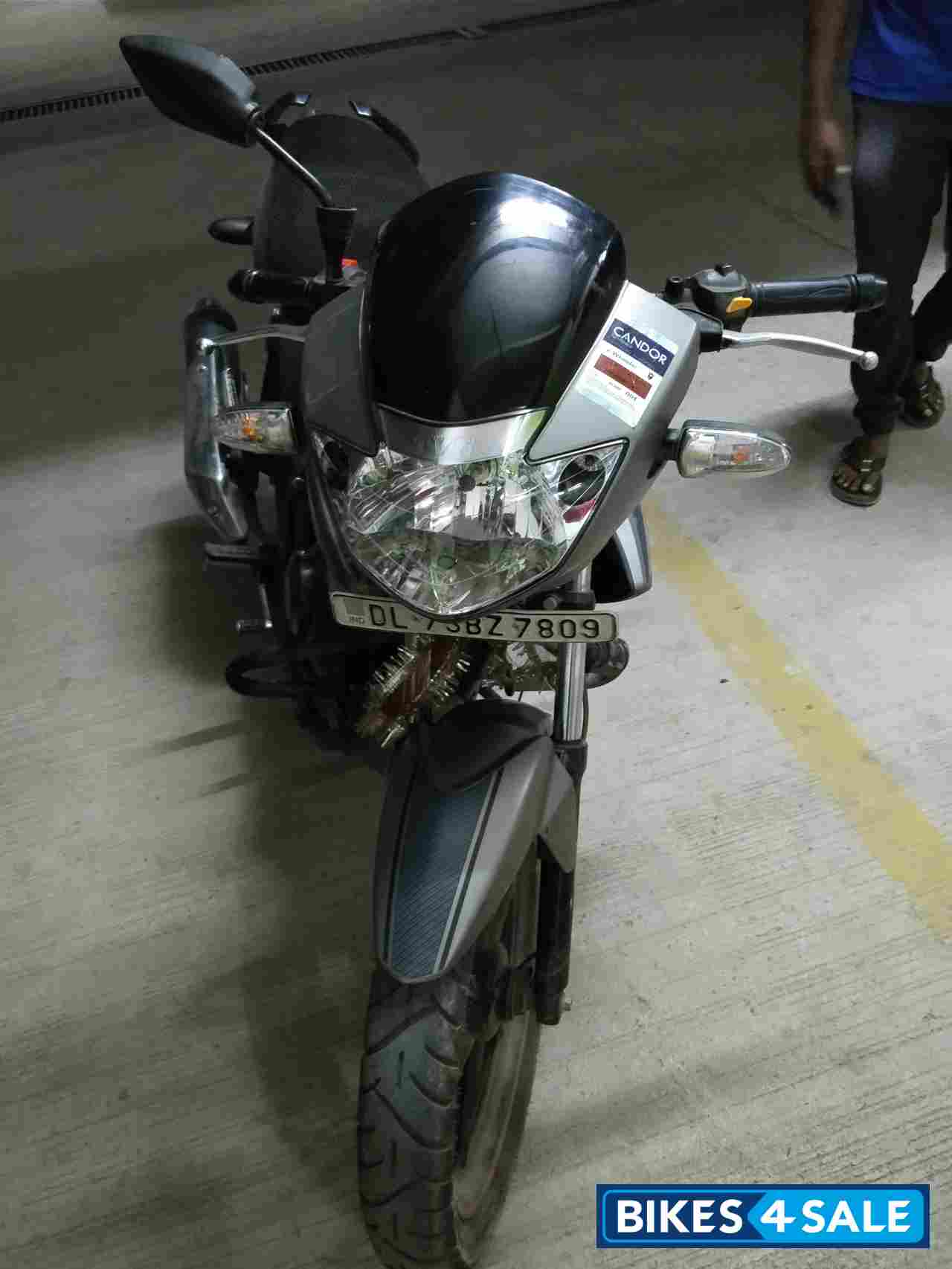 Grey TVS Apache RTR 160