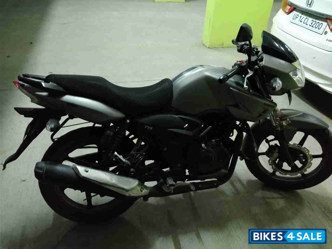 Grey TVS Apache RTR 160