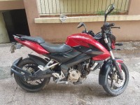 Red Bajaj Pulsar 200 NS