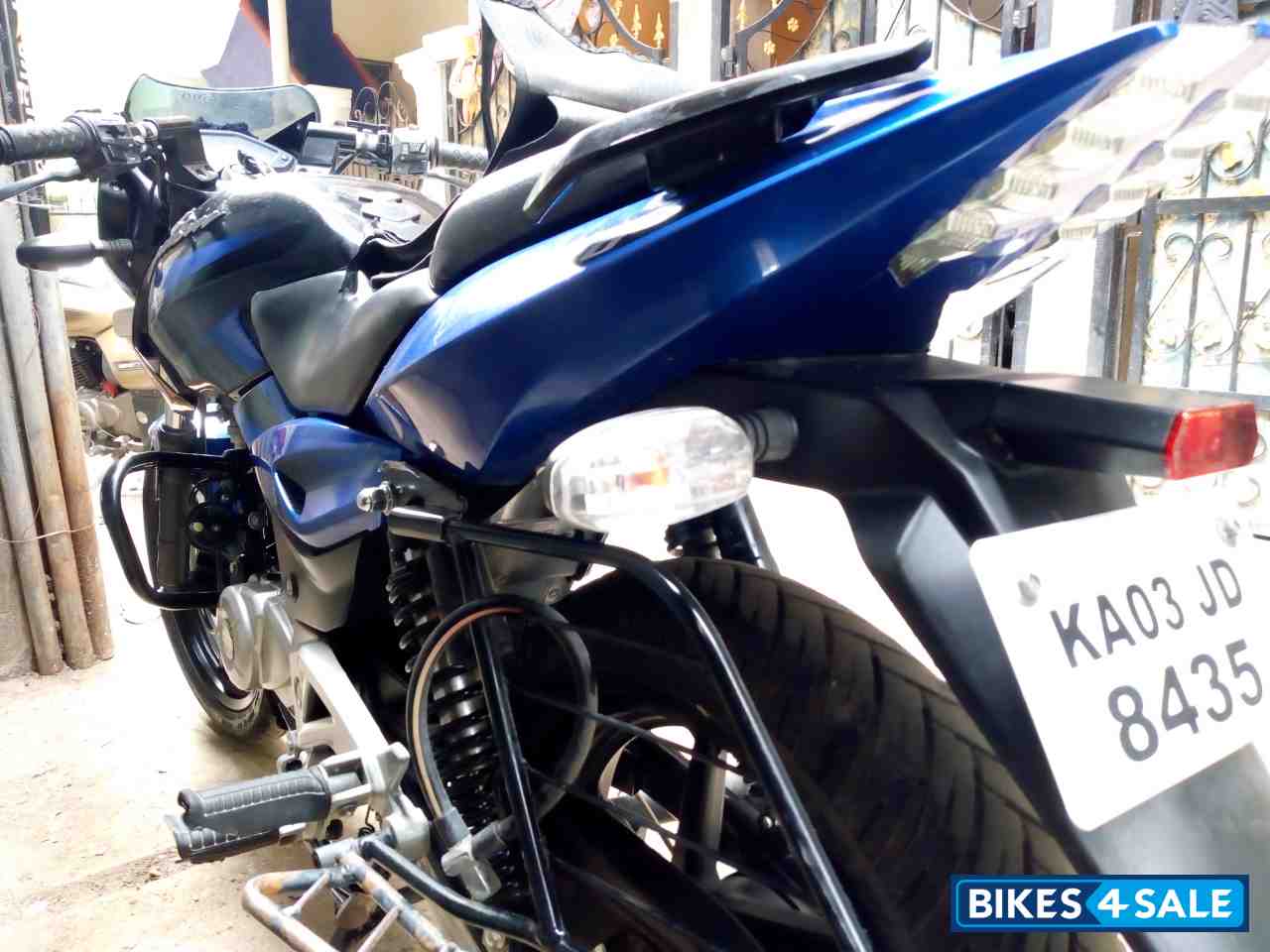 Black And Blue Bajaj Pulsar 180 DTSi