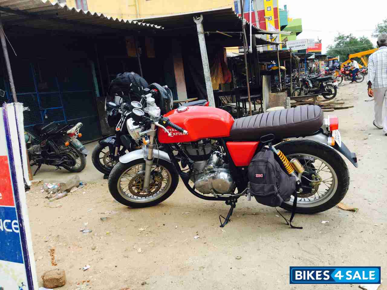 Red Royal Enfield Continental GT 535