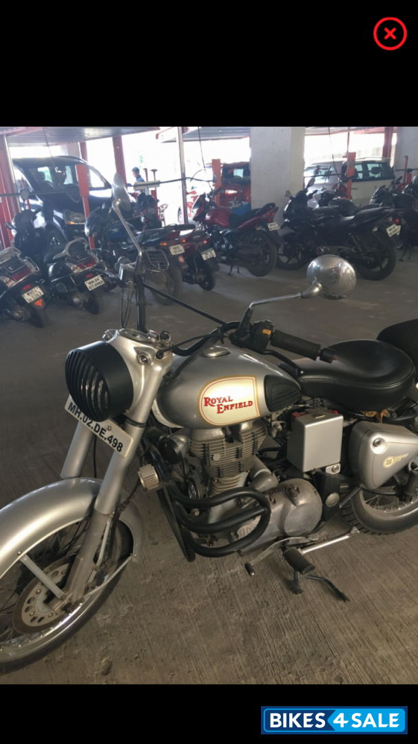 Silver Royal Enfield Classic 350