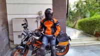 Black KTM Duke 390