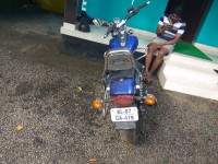 Blue Bajaj Avenger 220 DTS-i