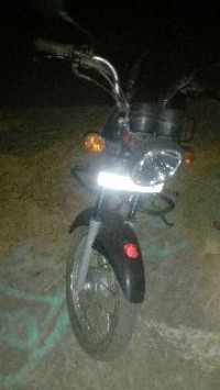 Blue&black Bajaj CT 100