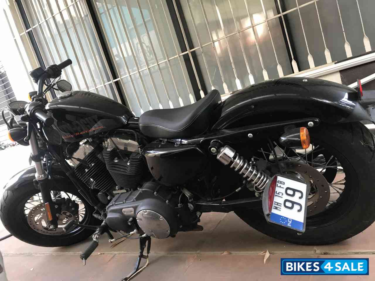 Black Harley Davidson XL 1200X Forty-Eight