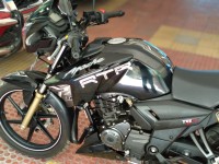 Black TVS Apache RTR 180