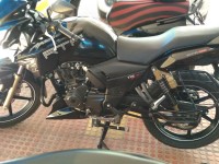 Black TVS Apache RTR 180
