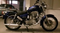 Blue Royal Enfield Thunderbird 350