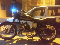 Black Royal Enfield Bullet Diesel Taurus
