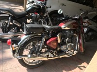 Maroon Royal Enfield Classic Chrome