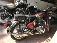 Maroon Royal Enfield Classic Chrome