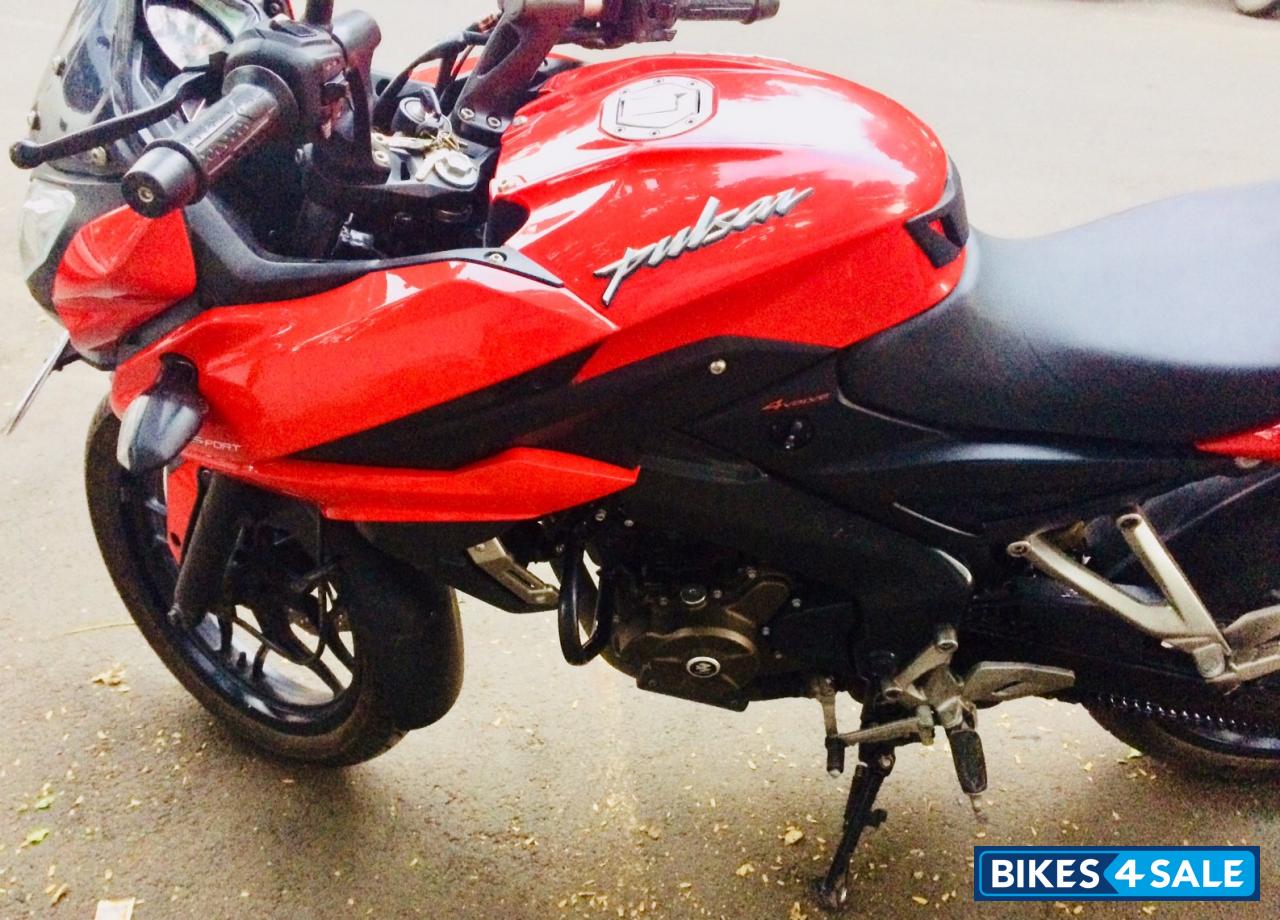 Red Bajaj Pulsar AS 200
