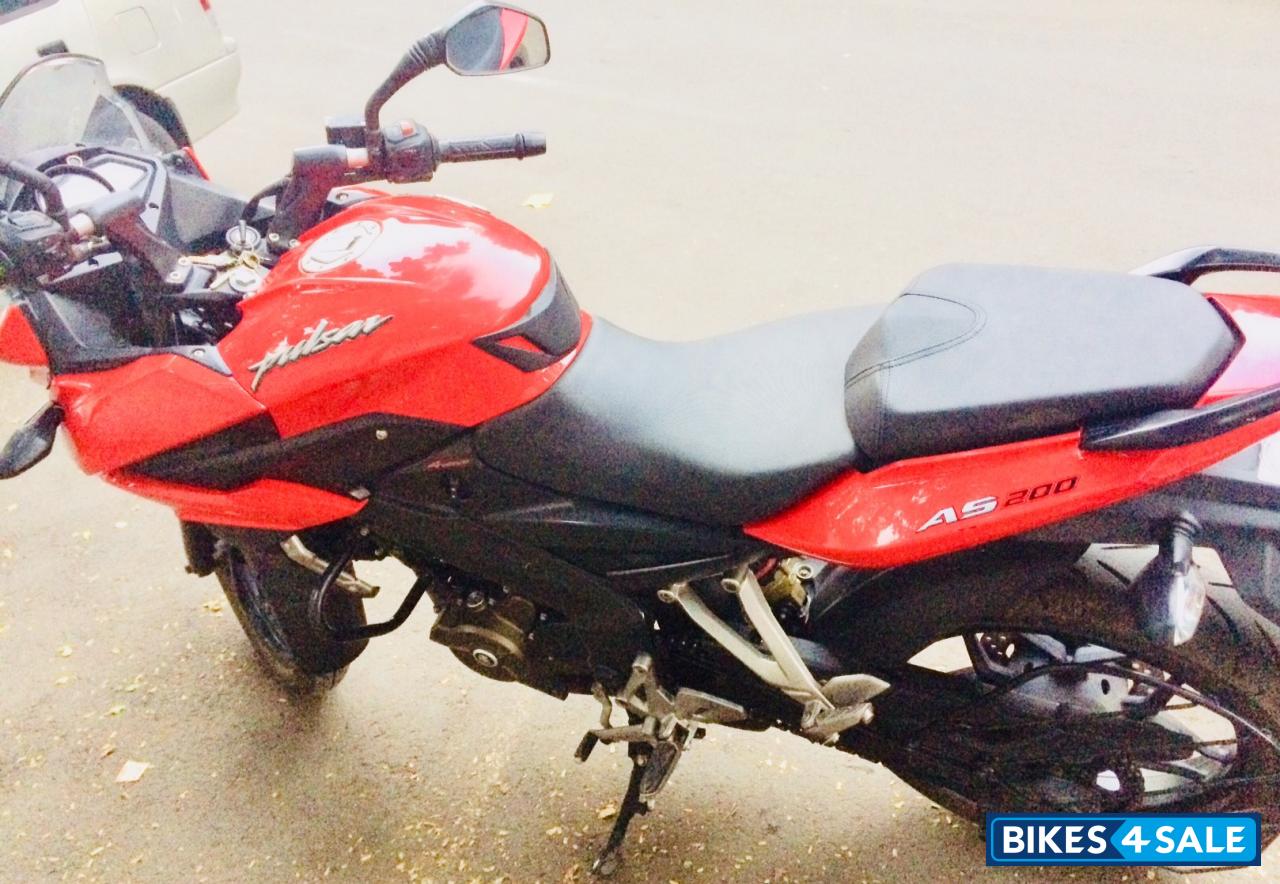 Red Bajaj Pulsar AS 200