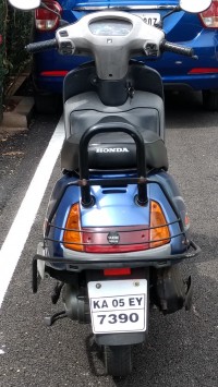 Blue Honda Activa