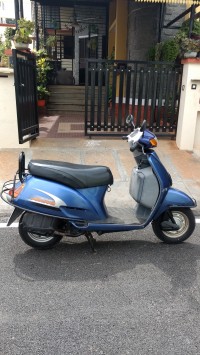 Blue Honda Activa