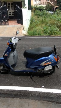 Blue Honda Activa