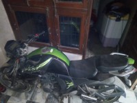 Black Green Yamaha FZ-S FI V2