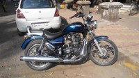Blue Royal Enfield Thunderbird 500