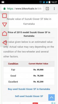 Blue Suzuki Gixxer SF SP