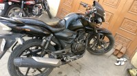 Black TVS Apache RTR 160