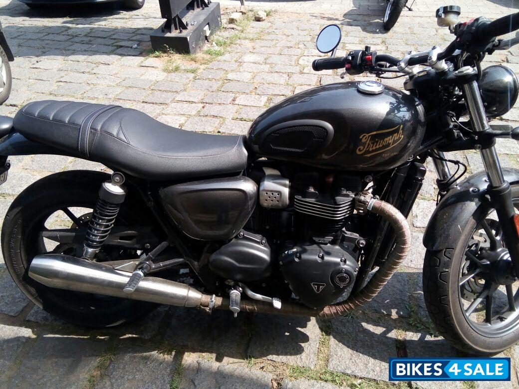 Golden Brown Triumph Street Twin