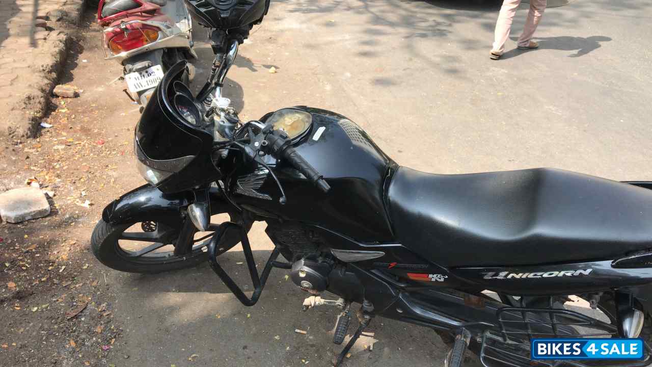 Black Honda CB Unicorn