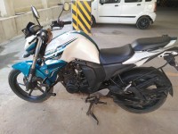 Blue Yamaha FZ-S FI V2