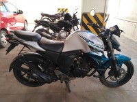 Blue Yamaha FZ-S FI V2