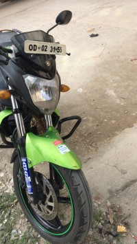 Black Green Yamaha FZ-S